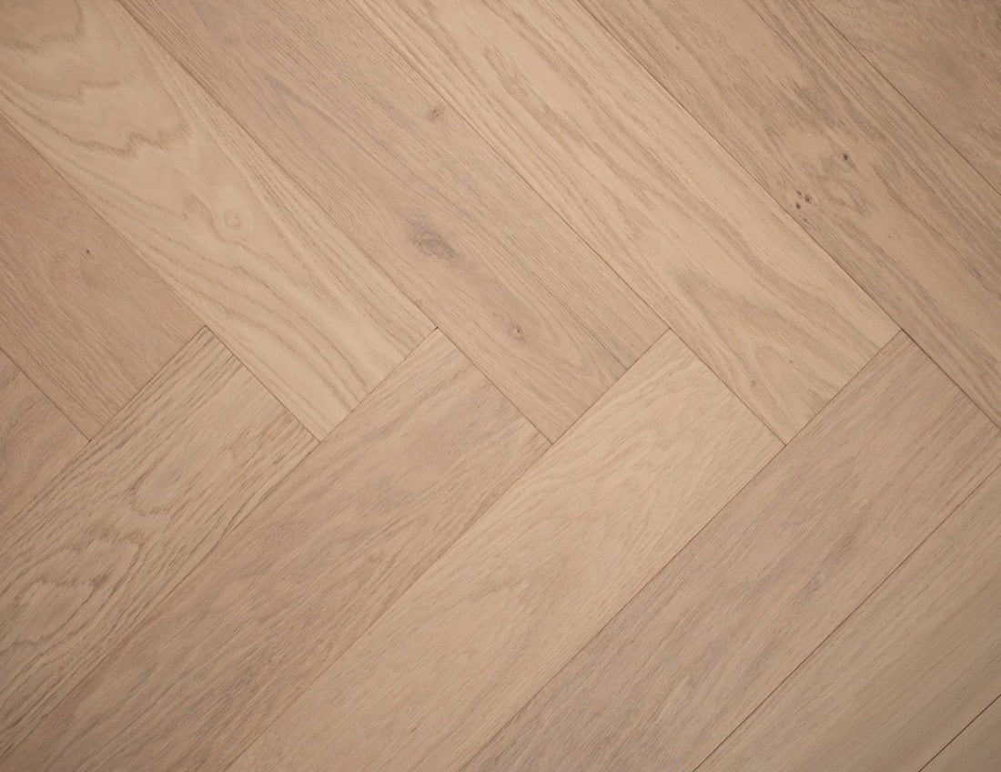 Oat Herringbone boards from above